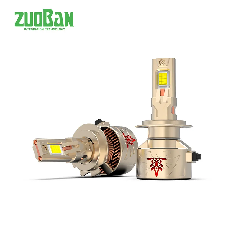 S26 Aviation Aluminiumslegering 240W Fire kobberrør LED-forlygte til biler